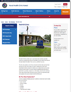 Thumbnail of DOH HEER Office PFAS Website