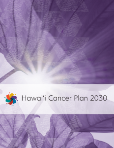 Photo of Cover of Hawaii Cancer Plan 2030