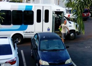 Photo: DeSean getting off the Bus