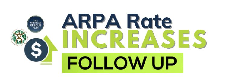 ARPA Rate Increases Follow Up