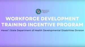 Workforce Development Training Incentive Program