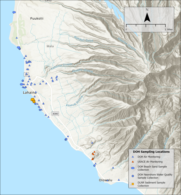 Environmental MonitoringMaui Wildfire Data - State of Hawaii ...