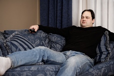 Man on couch