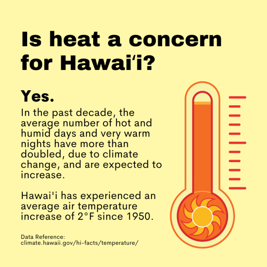 2. Is heat a concern in Hawaii