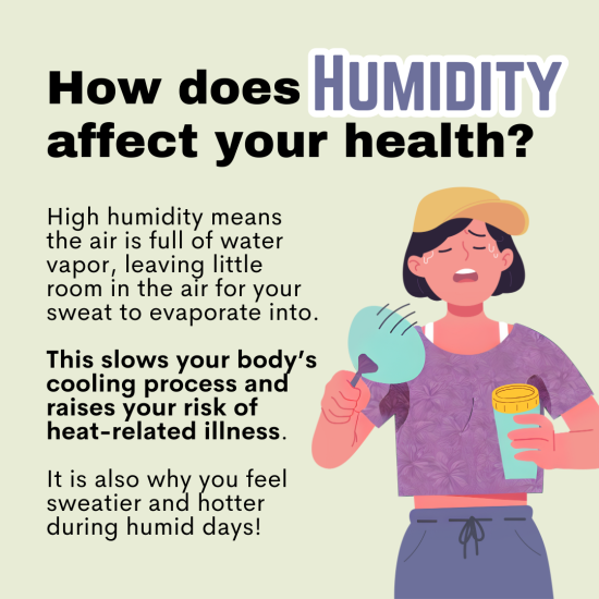 4. How does humidity affect your health