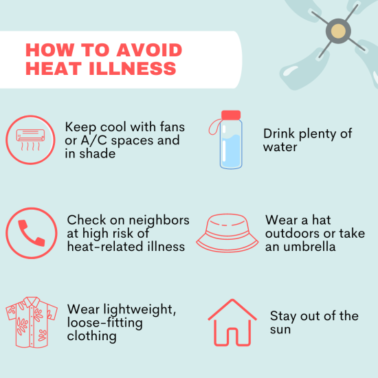 7. How to avoid heat illness