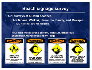 2009 Beack Signage Survey - Cover
