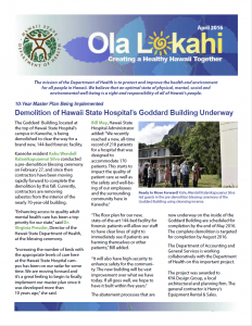 Ola Lokahi Newsletter – April 2016 post thumbnail