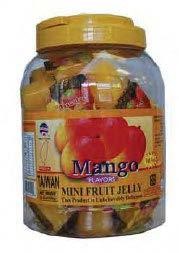Sun Wave Mini Fruit Jelly Cup (Mango Flavor); UPC 715685121444; Net Weight 52.91 oz.