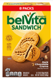 belVita Breakfast Sandwich, Dark Chocolate Creme variety  (14.08 oz carton)
