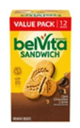 belVita Breakfast Sandwich, Dark Chocolate Creme variety (1 lb 5.12 oz carton)