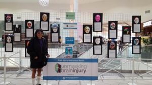 Photo: Val with unmasking brain injury profiles