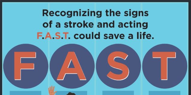Recognizing the signs of a stroke graphic