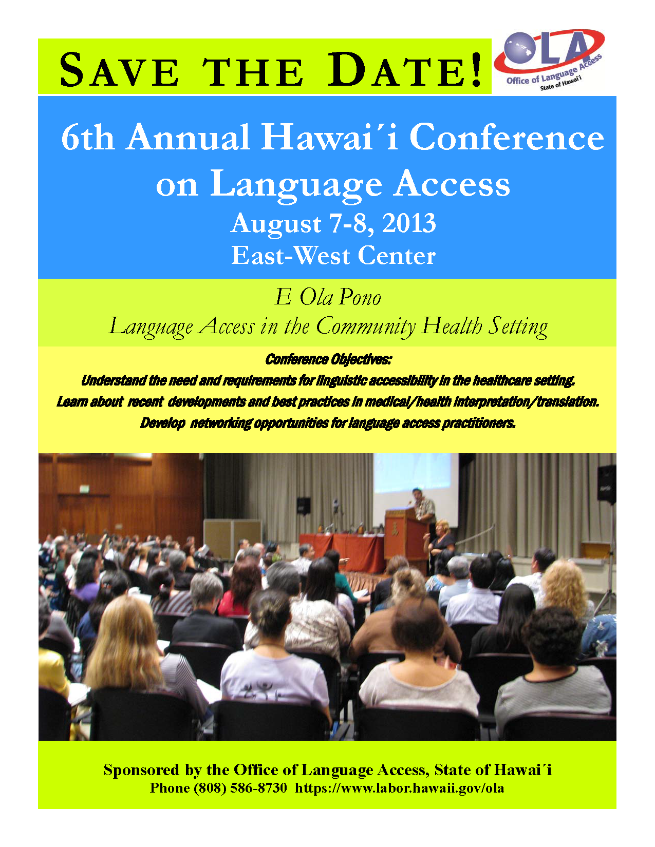 Office of Language Access 6th Annual Language Access Conference