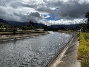 Channelized Stream in the Kaupuni Watershed