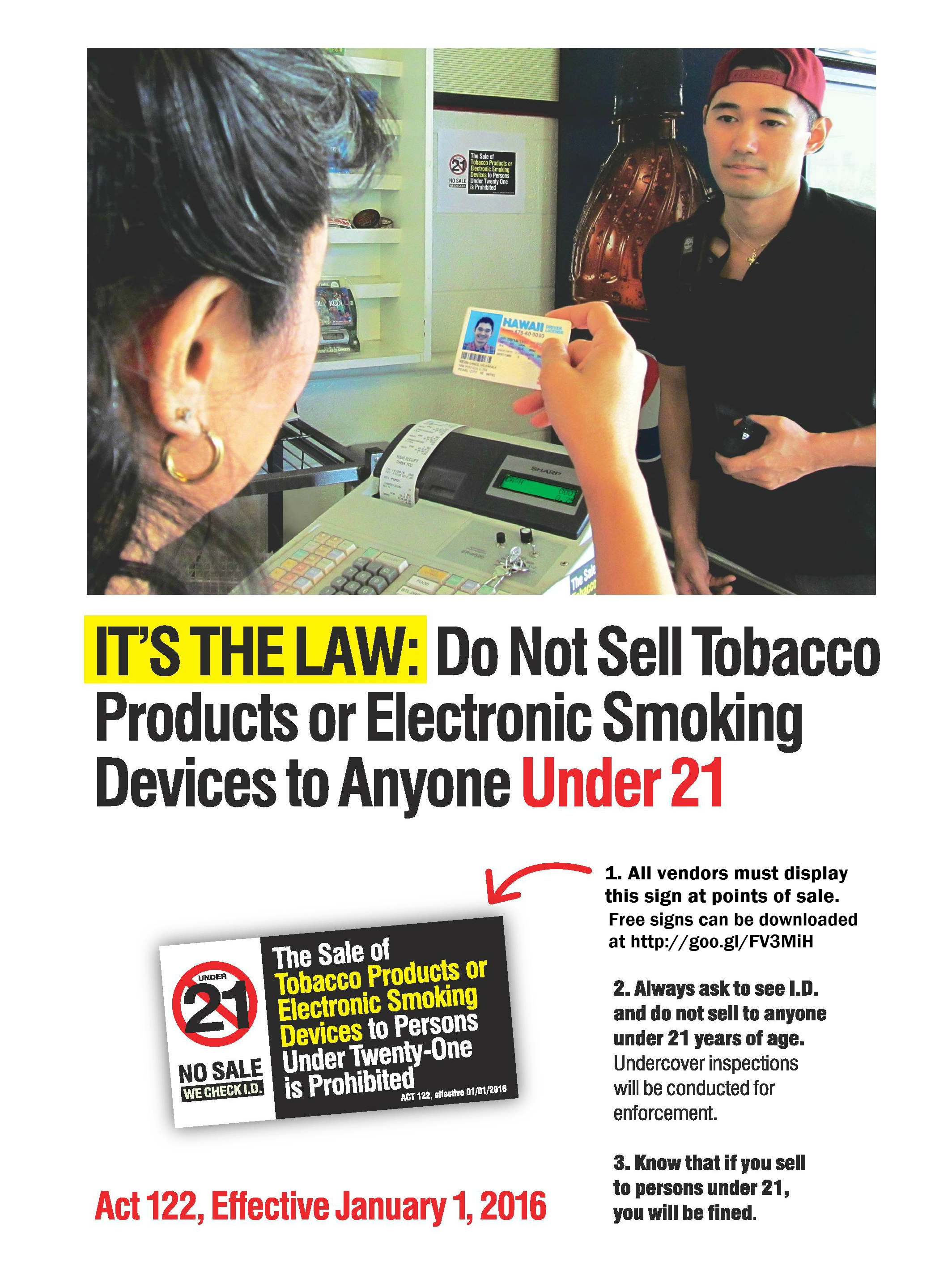 Tobacco Control Chronic Disease Prevention Health Promotion Division Retail Sales